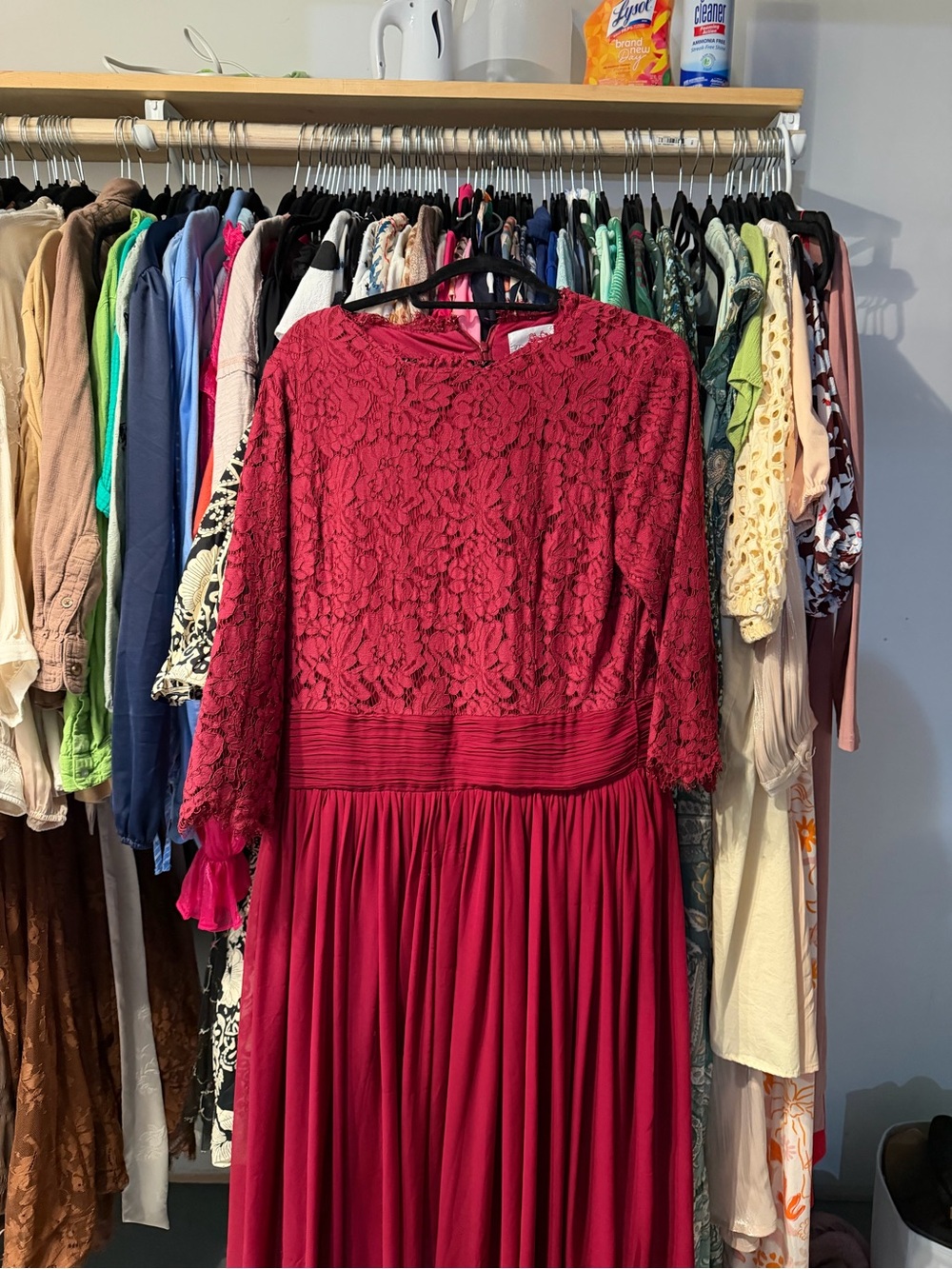 Dainty Jewels Burgundy dress